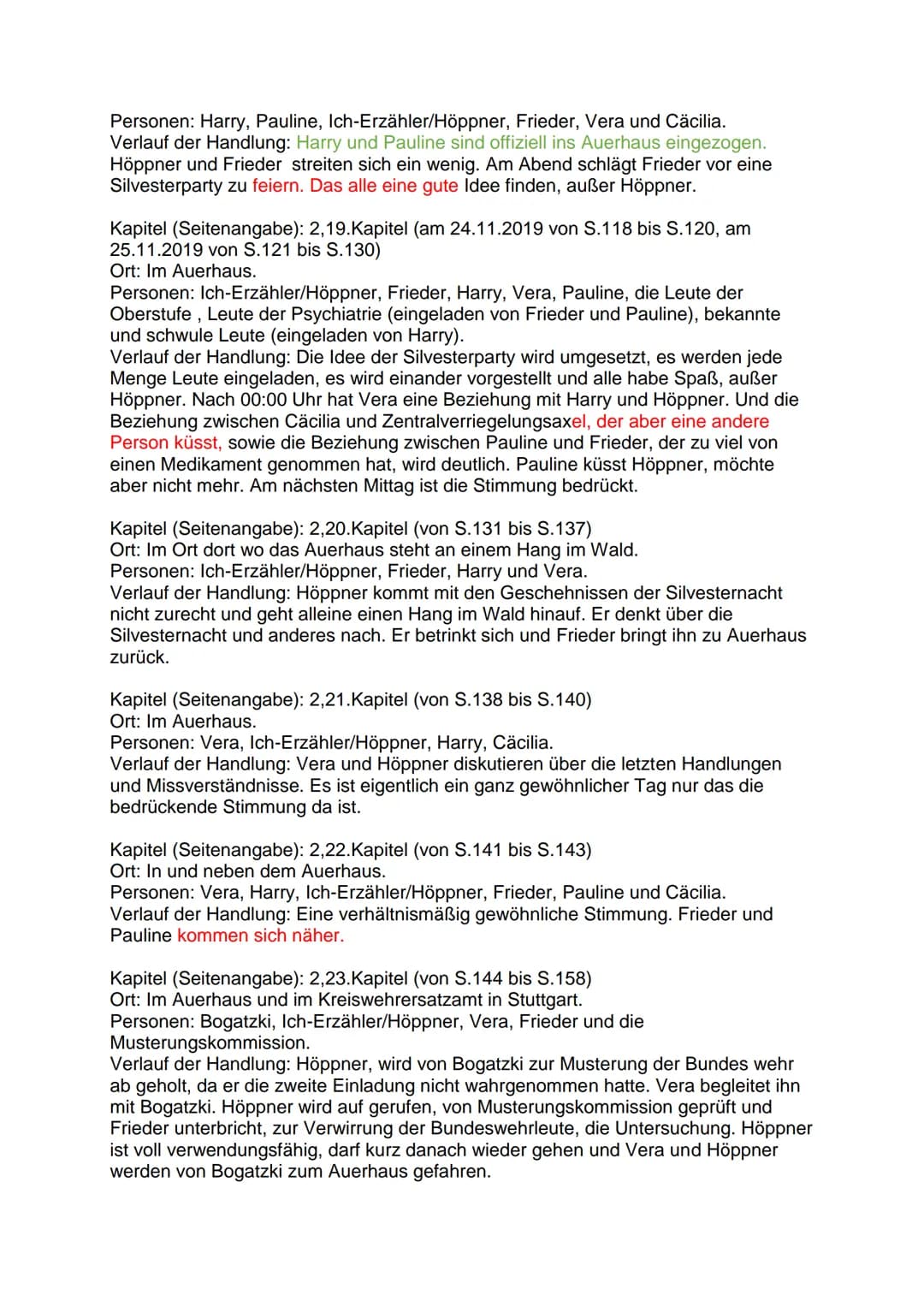 Lesetagebuch zu einem Jugendroman
Inhalt jedes Kapitel/Textabschnitts
Kapitel (Seitenangabe): 1.Kapitel (von S.7 bis S.9)
Ort: Im Dorf, dort