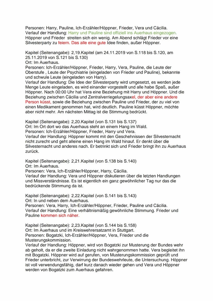 Lesetagebuch zu einem Jugendroman
Inhalt jedes Kapitel/Textabschnitts
Kapitel (Seitenangabe): 1.Kapitel (von S.7 bis S.9)
Ort: Im Dorf, dort