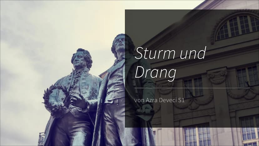 By way
385
"Es bildet ein Talent
sich in der Stille,
sich ein Charakter
im Strom"
Johann Wolfgang von Goethe Sturm und
Drang
von Azra Deveci
