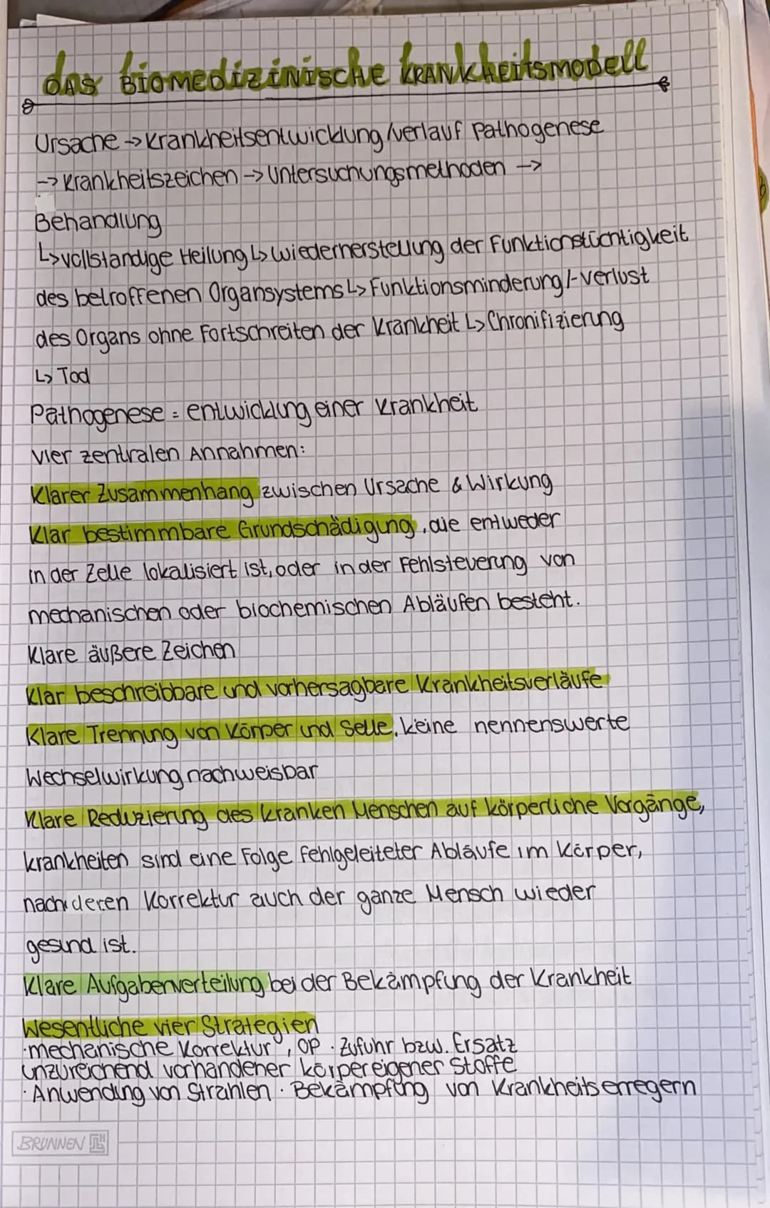 Ons biomedizinische Krankheitsmodell
DAS
g
Ursache Krankheitsentwicklung /verlauf Pathogenese
-> Krankheitszeichen -> Untersuchungsmethoden 