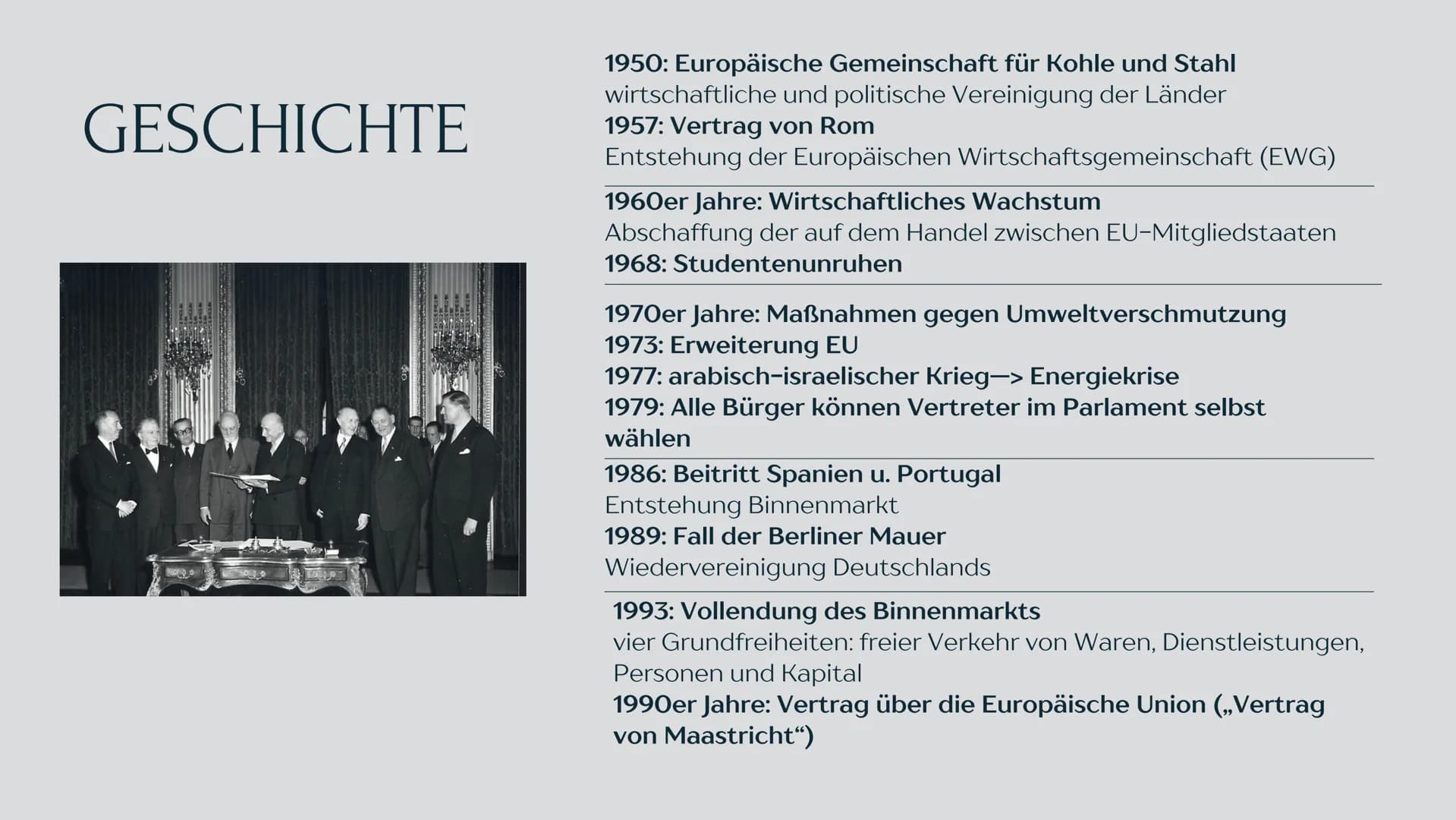 Arwin Erkin
Sowi Q2
EUROPÄISCHE
UNION
Geschichte der Wirtschafts-und Währungsunion INHALTSVERZEICHNIS
1. Allgemeine Informationen
2. Mitglie