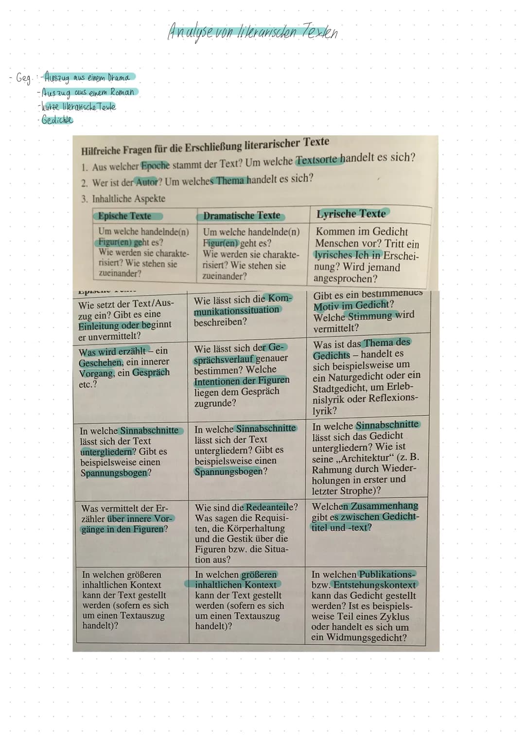 Klausuraufbau Lyrik-Gedicht analysieren und mit einem thematisch
entsprechenden Gedicht einer anderen Epoche vergleichen
Aufgaben
·Aufgabe m