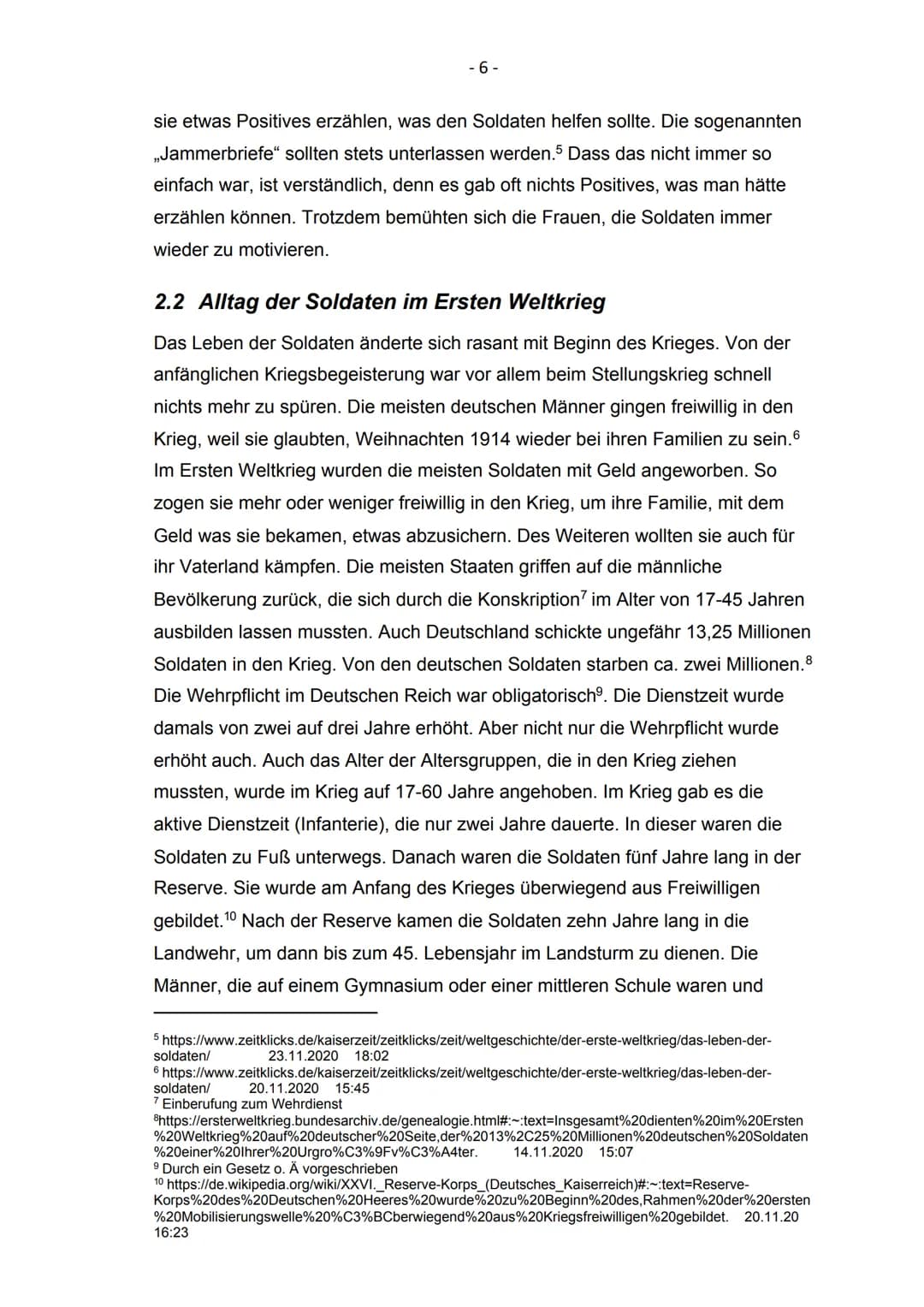 Kopernikus-Gymnasium Blankenfelde-
Mahlow
Facharbeit im Wahlpflichtfach Geschichte
Alltag im Ersten und Zweiten
Weltkrieg
Vergleichen Sie da