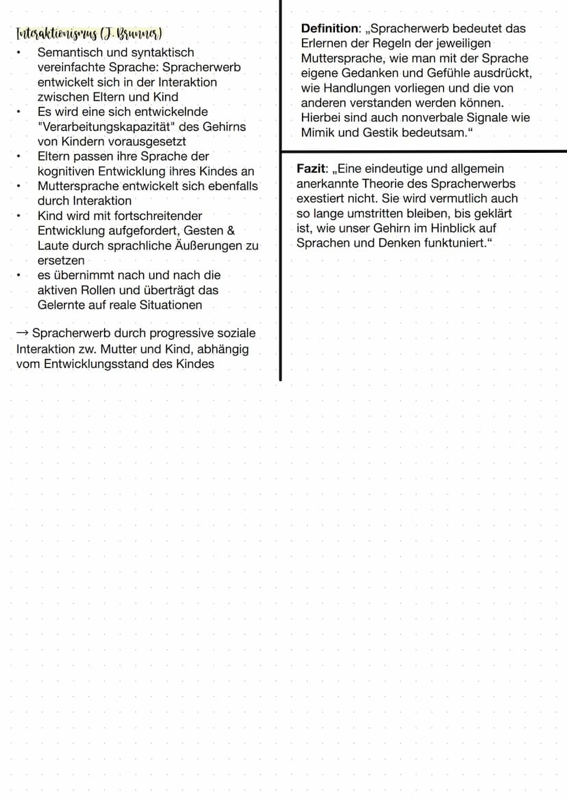 ●
Spracherwerbsmodelle
Behaviorismus (Burrhus F. Skinner)
Theorie der 1950er Jahre
Mensch erwirbt Sprache durch typischen
Lernprozess → durc