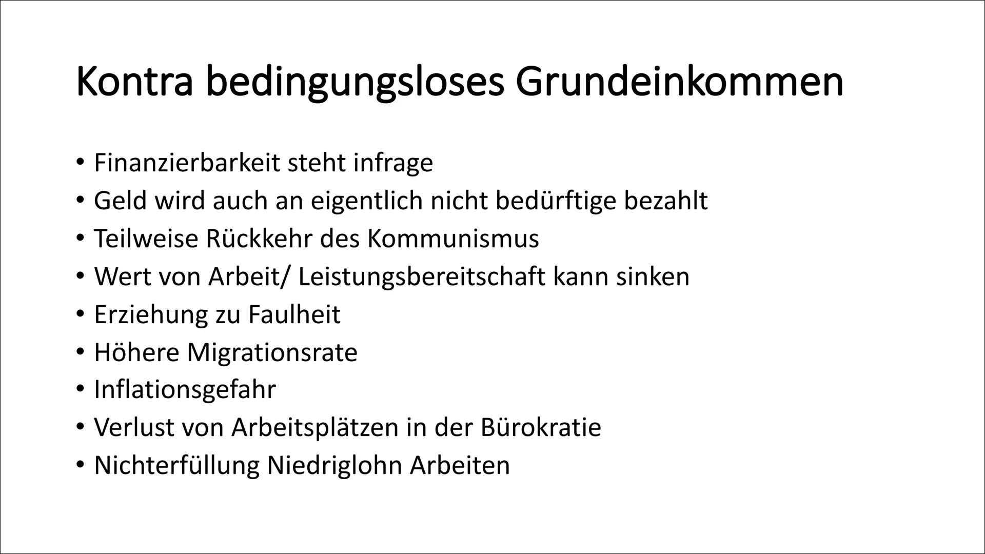 Bedingungsloses Grundeinkommen
€
(fi)
ID:
Coll
Cu Inhaltsverzeichnis
1.
2.
3. Pro bedingungsloses Grundeinkommen
4. Kontra bedingungsloses G