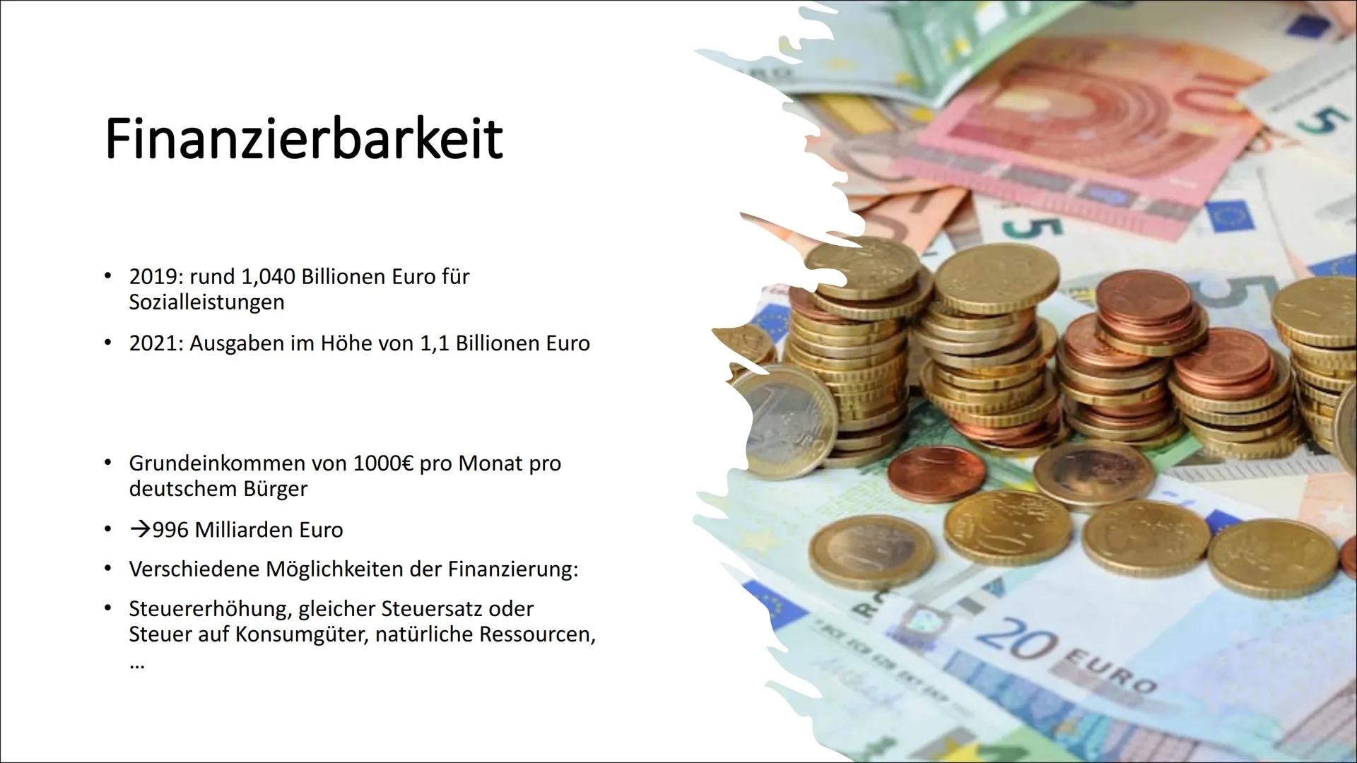 Bedingungsloses Grundeinkommen
€
(fi)
ID:
Coll
Cu Inhaltsverzeichnis
1.
2.
3. Pro bedingungsloses Grundeinkommen
4. Kontra bedingungsloses G