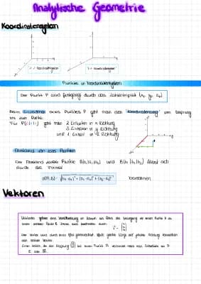 Know Analytische Geometrie Grundlagen thumbnail