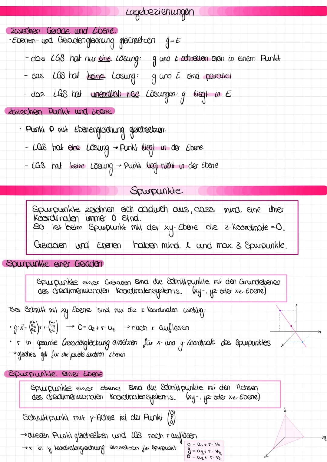 Malylische Geometrie
Koordinatensystem
A
3
→→y
1- Koordinatensystem"
Punkte im
Koordinatensystem
Der Punkt P wird festgelegt durch das Zahle