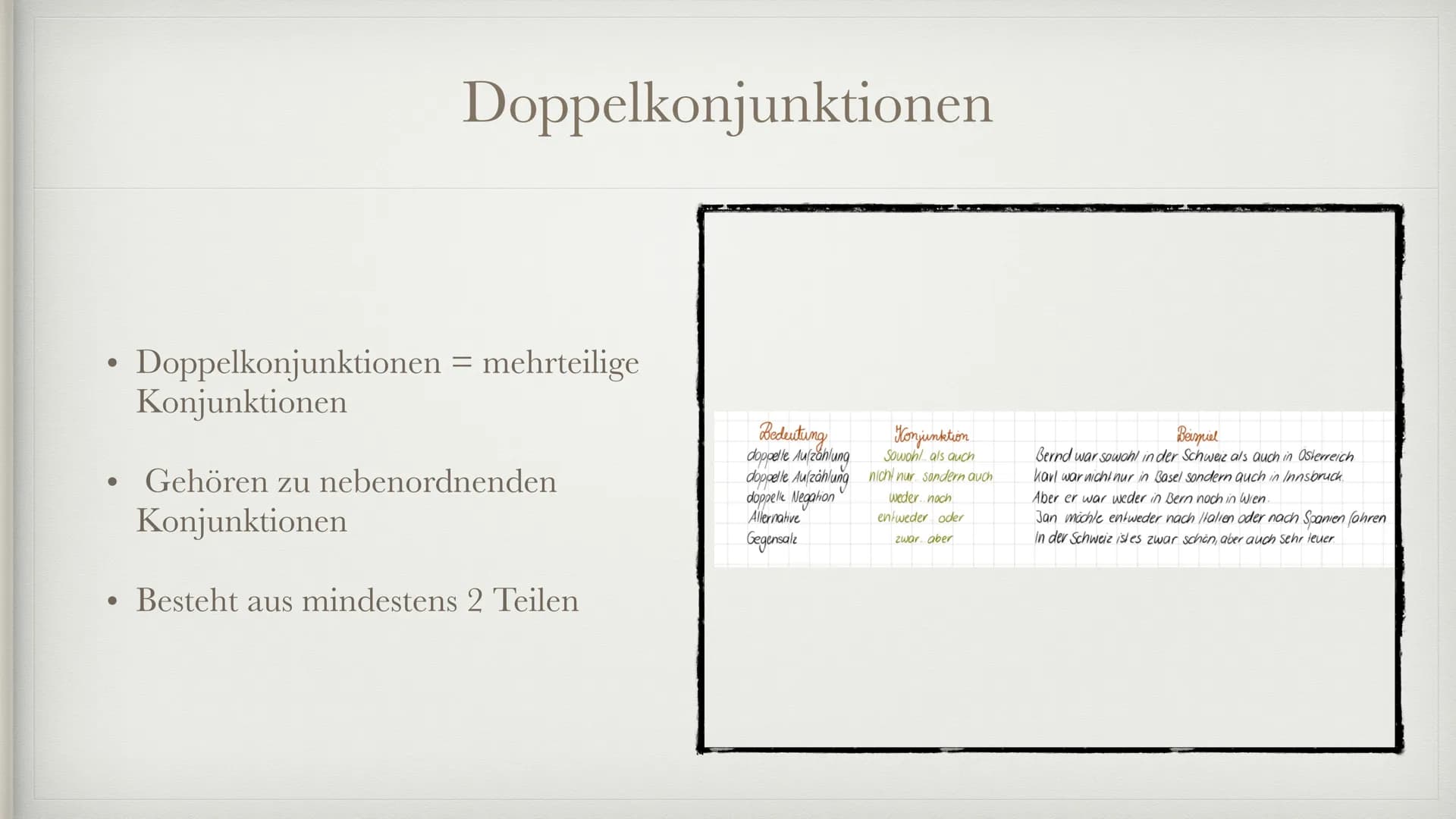 0x000
Dengundire
ALLGEMEINES
Konjunktionen, auch Bindewörter genannt, haben die Aufgabe, Wörter,
Wortgruppen, Satzglieder oder gleich ganze 