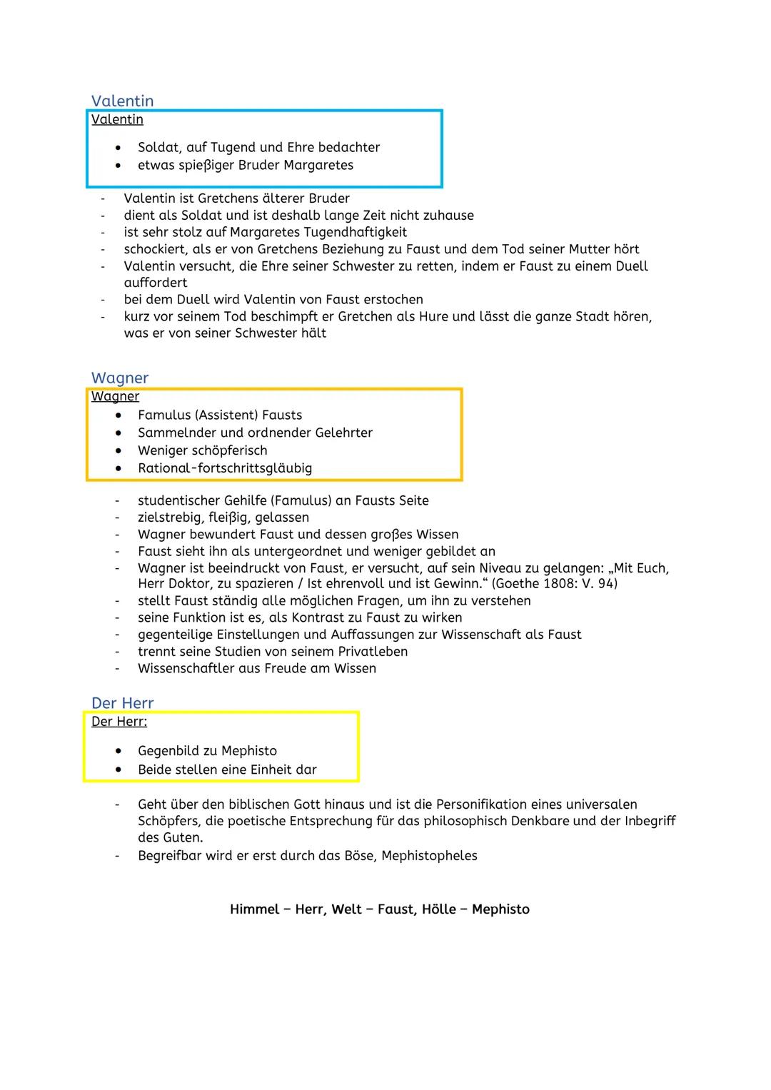 # Figuren
Faust
Dr. Heinrich Faust:
- Wissenschaftler in den besten Jahren (Mitte 50)
- Im akademischen Dienst
- Strebt nach letzten Erkennt