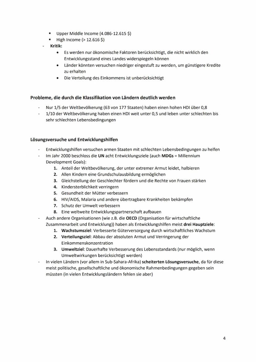 Länderklassifikationen Allgemeine Einteilung von Ländern:
Schwellenländer:
Gruppe an relativ fortgeschrittenen Entwicklungsländern
Oft geken