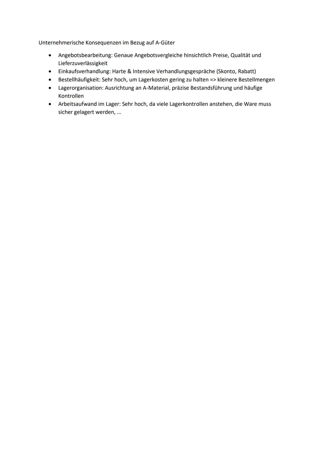 Güter
Merkmale:
Bevorzugtes
Verfahren:
Anmerkung:
A-Guter
B-Güter
C-Guter
Summer
Geordnete Tabelle (Rangordnungstabelle)
Material
gruppen Ma