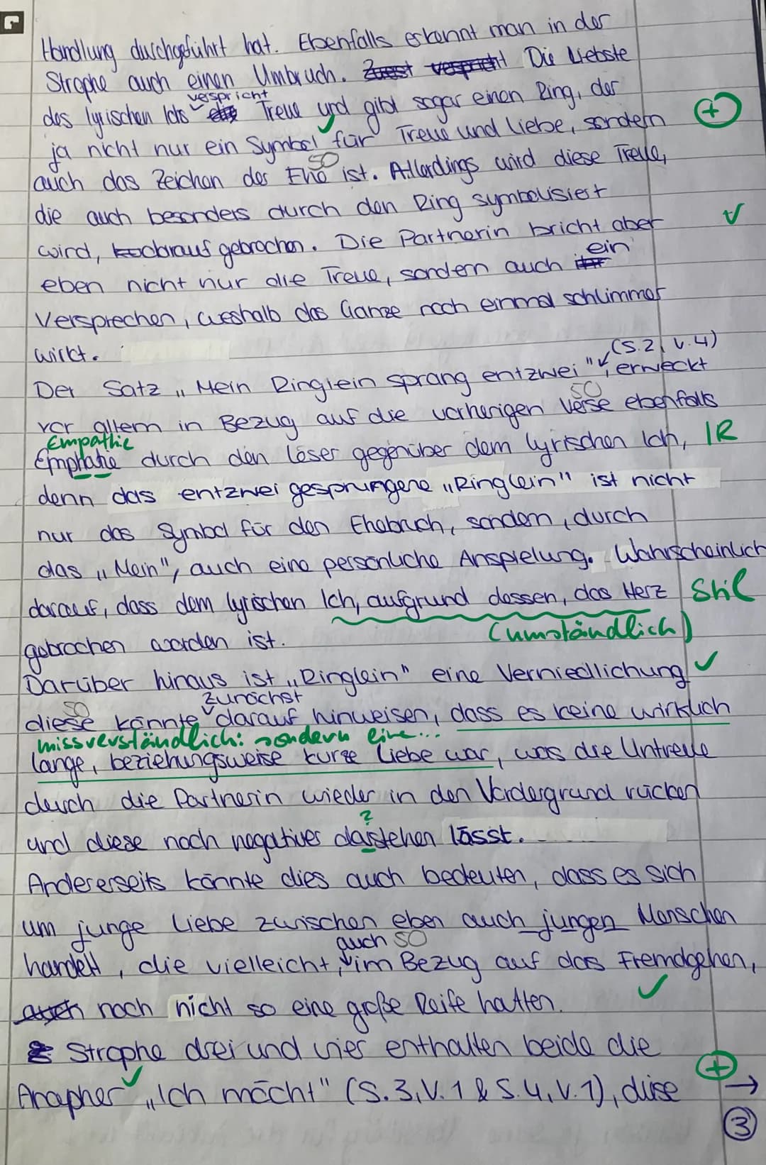 Pia
Deutschklausur Nr. 3
Das Gudicht. Das zerbrochane Ringlein", welches im
Jahre 1813
von Joseph von fichendorff geschrieben
wurde worden i