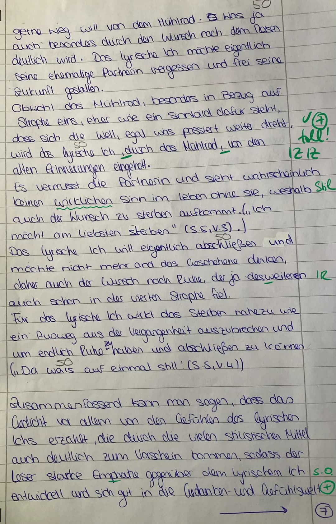 Pia
Deutschklausur Nr. 3
Das Gudicht. Das zerbrochane Ringlein", welches im
Jahre 1813
von Joseph von fichendorff geschrieben
wurde worden i