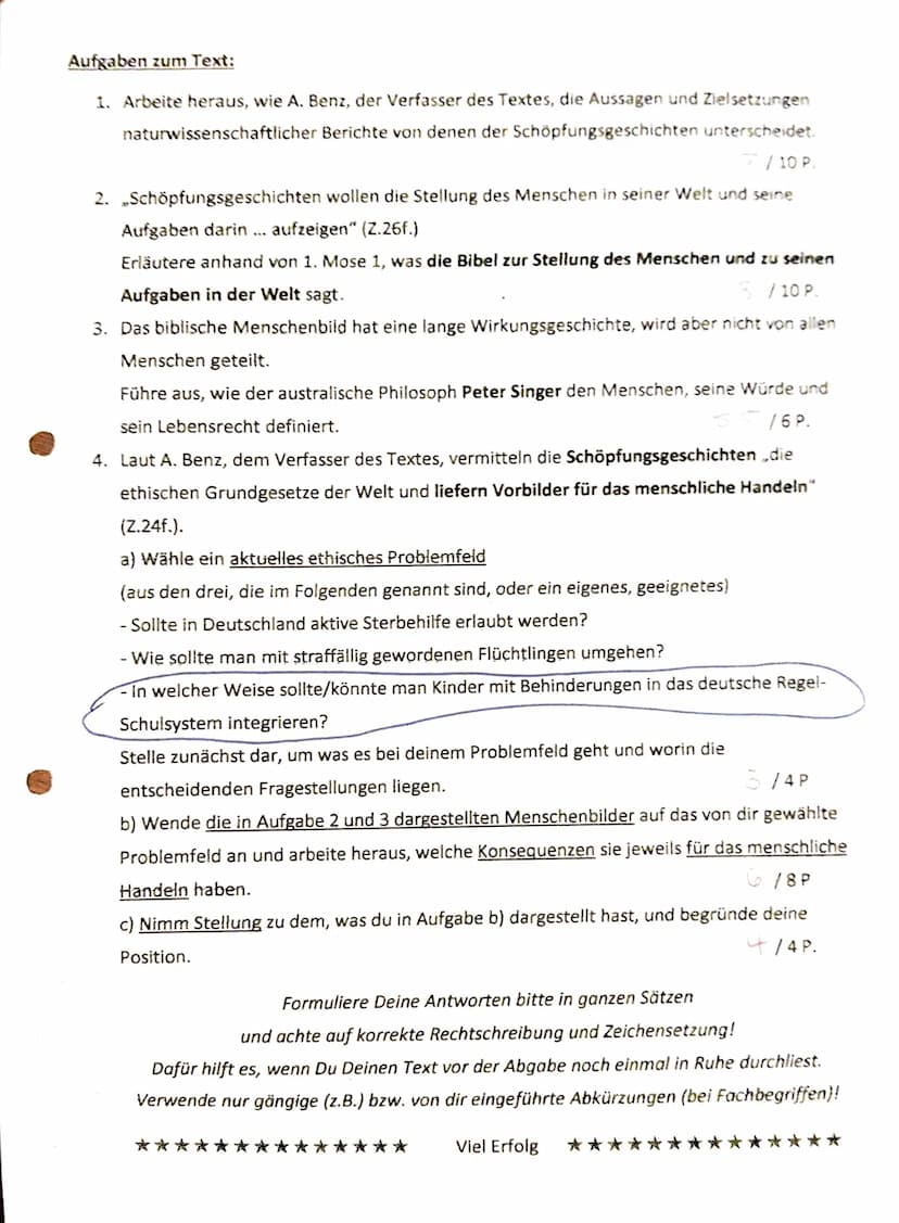 10
11
12
13
Text:
1 Die verschiedenartigen Zielsetzungen und Aussagen naturwissenschaftlicher und religiöser
2 Entstehungsberichte sind kaum