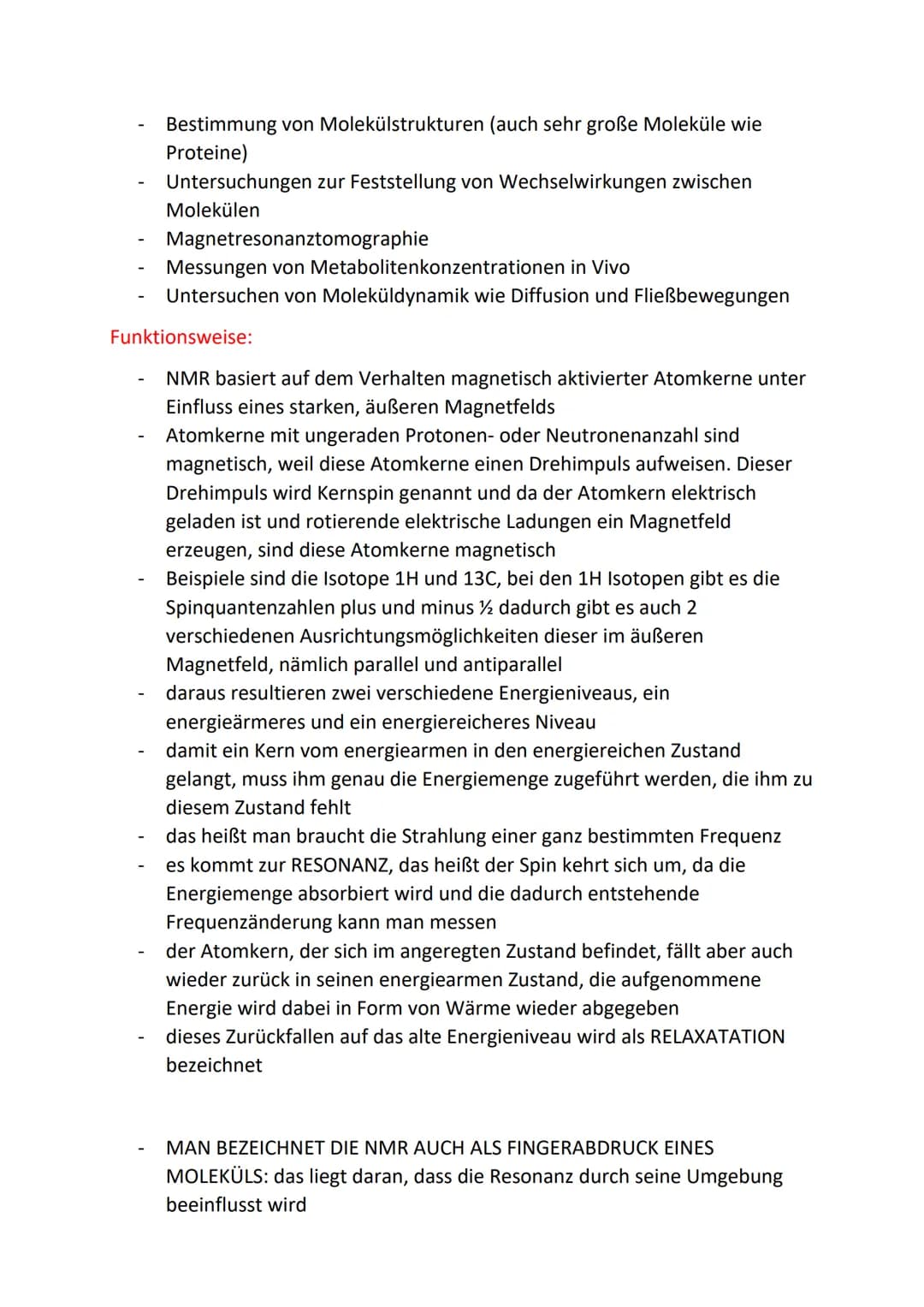 CHEMIE NMR-SPEKTROSKOPIE
Einstieg: Bild MRT/Kernspintomograph
Weiß jemand von Euch, was für ein Gerät das hier ist, oder lag
vielleicht soga