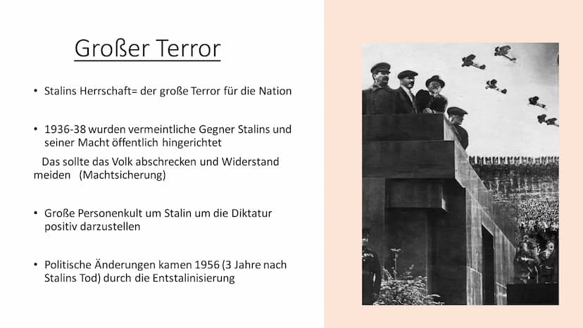 Stalinismus
Die Diktatur von Josef Stalin 1928-58 Inhaltsverzeichnis
• Was ist Stalinismus?
• Vorherige Einflüsse
●
• Zwangskollektivierunge