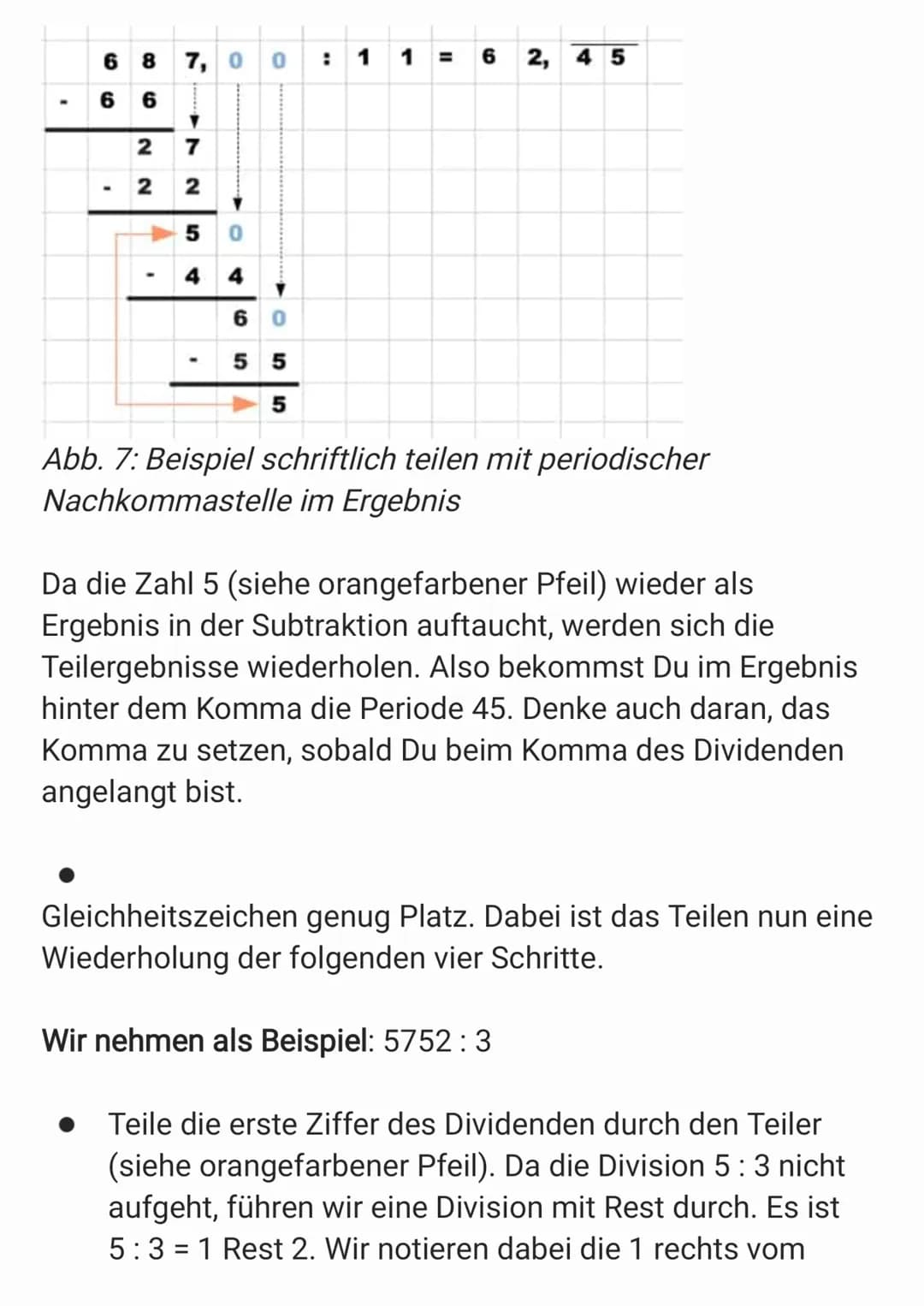 Schriftliches Dividieren oder auch teilen
Schriftliches Dividieren gehört zu den vier Grundrechenarten.
Zum Dividieren oder auch „Teilen" te