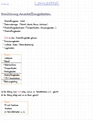 Know Ermittlung Anschaffungskosten/Bewertung der Vorräte thumbnail