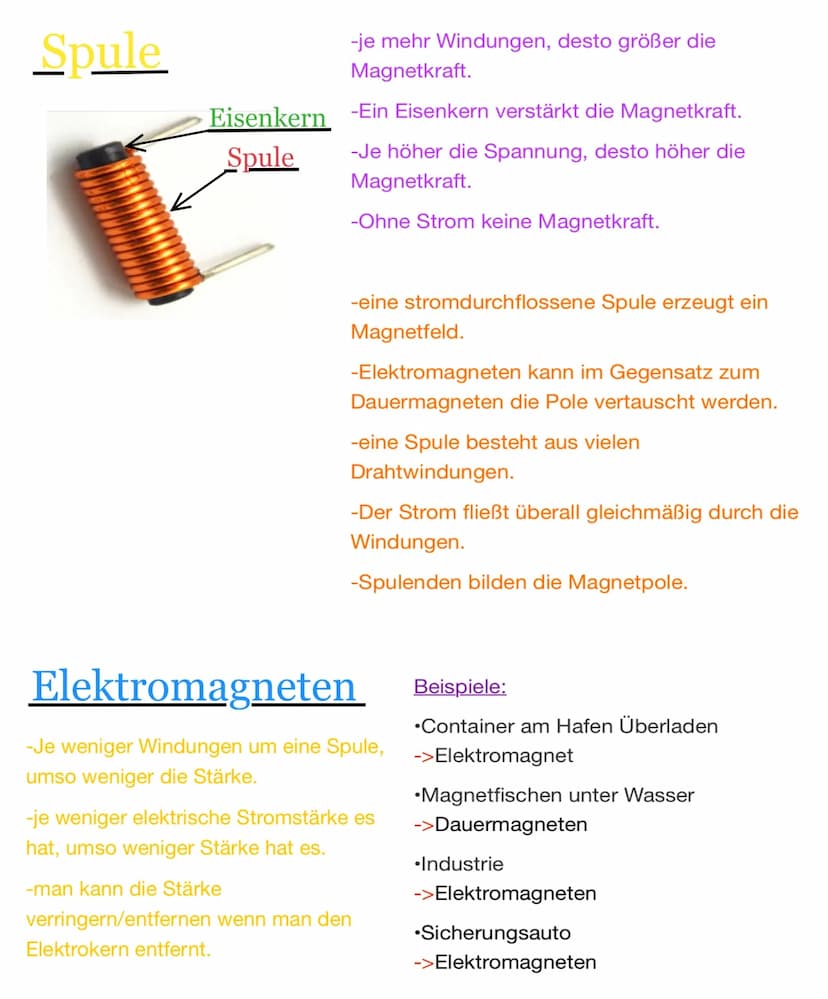 -Magnetische Stoffe sind: Cobalt, Eisen, Nickel
-Magnetstrom unterbrechen: wenn man zb. Eine Büroklammer & ein
anderes magnetisches Objekt a