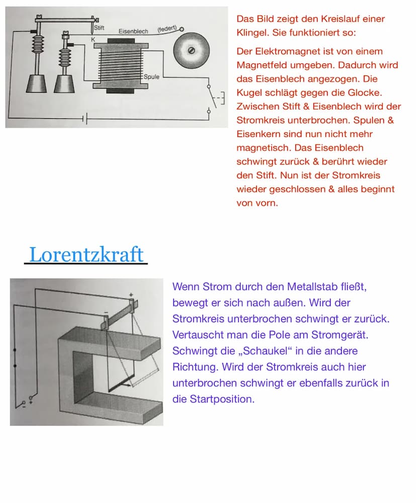 -Magnetische Stoffe sind: Cobalt, Eisen, Nickel
-Magnetstrom unterbrechen: wenn man zb. Eine Büroklammer & ein
anderes magnetisches Objekt a
