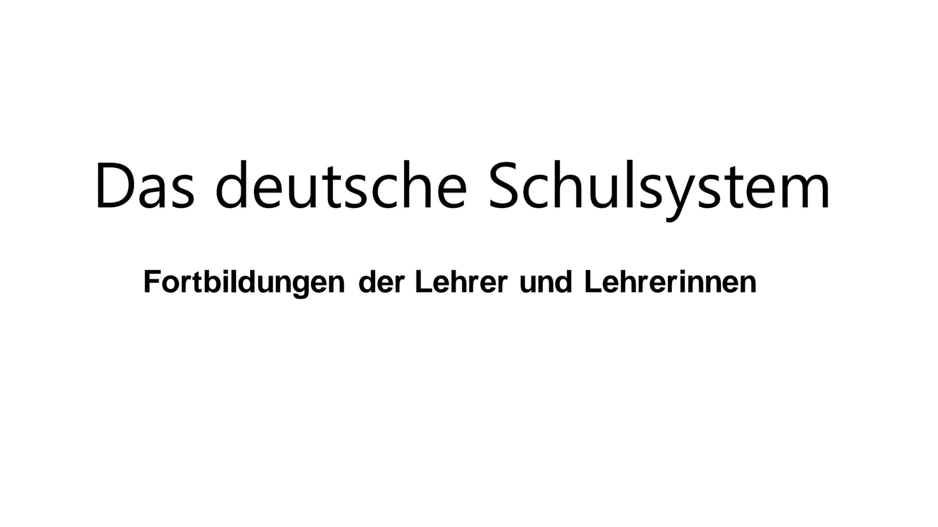 Texte Politik Referat ,,Das deutsche Schulsystem - Lehrer müssen mehr gefördert und
weitergebildet werden.
1.Folie:
Wir stellen euch heute u