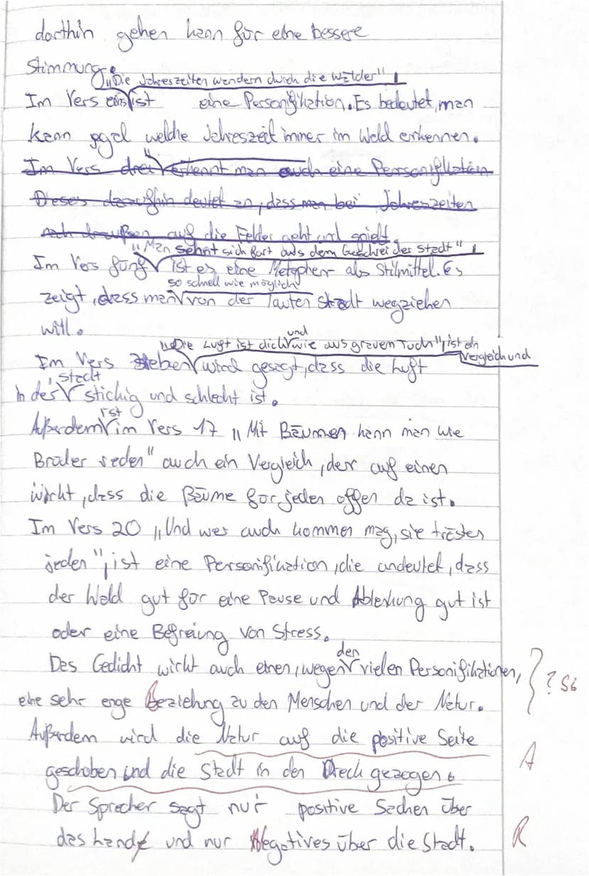 Deutsch 8a
du
Analysiere das Gedicht "Die Wälder schweigen" von Erich Kästner aus dem Jahr 1936, indem
●
einen Einleitungssatz mit den volls