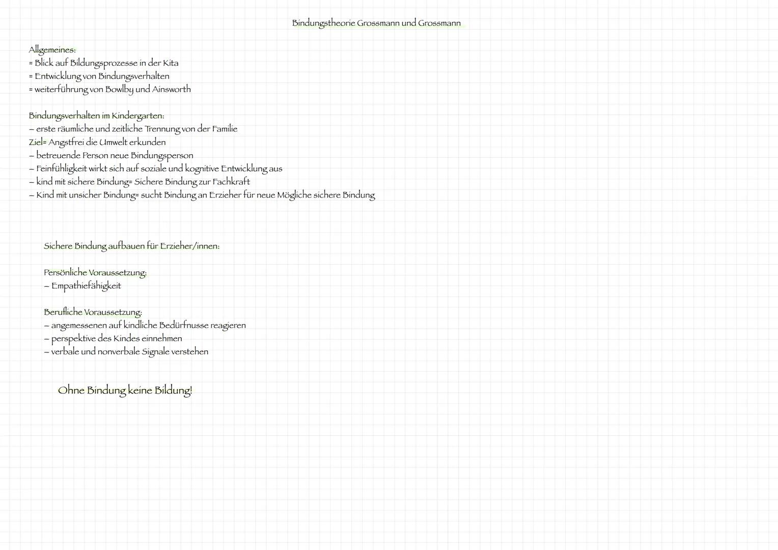 Grundannahme:
- Explorisationssystem -> Wunsch die Umgebung zu Erkunden
= Bindung an Mutter zur Befriedigung der körperlichen Bedürnisse

Bi