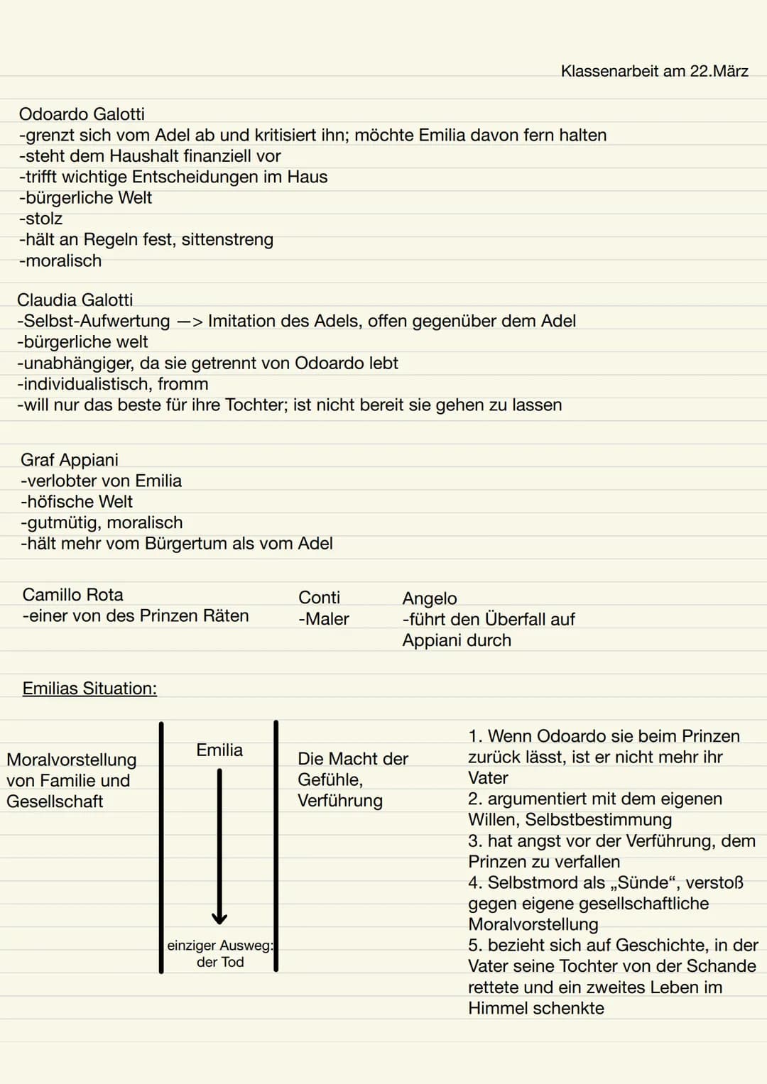 Checkliste
-Hintergrundwissen zum Drama
-> Inhalt und Aufbau
-> Weltbild der Aufklärung
-> Merkmale der höfischen und bürgerlichen Welt (Fig