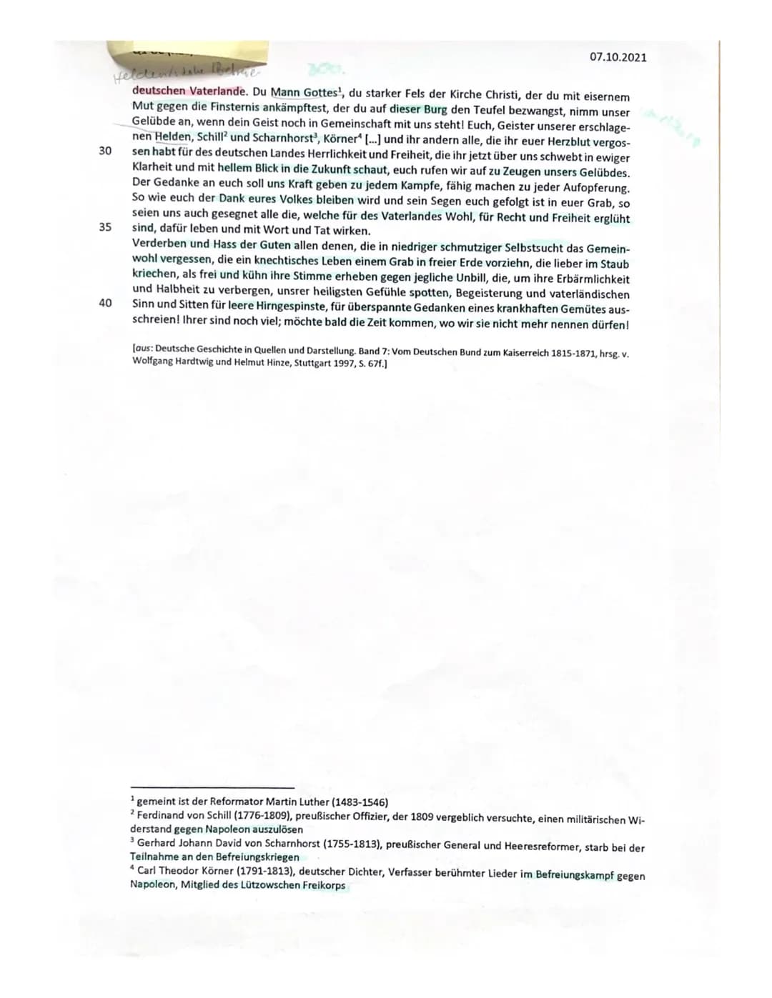 Befreiung Shring
15
5
20
meningsf
25
Thema:
Hilfsmittel:
Dauer:
1. Geschichtsklausur
90 Minuten
9:35
07.10.2021
Nationalismus, Nationalstaat