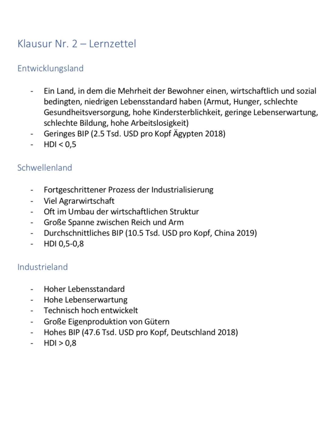 Entwicklungsindikatoren