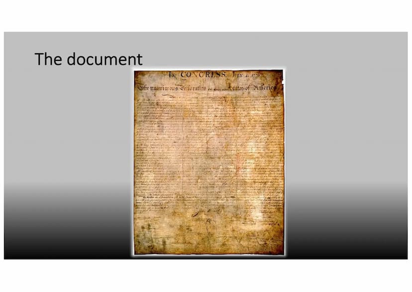 The Declaration of
Independence
declaration= Erklärung;
independence Unabhängigkeit Backround of the Declaration of Independence
The conflic