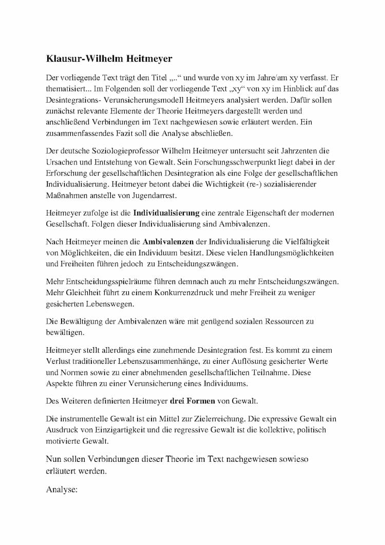 Know Heitmeyer Zusammenfassung, Analyse, Vorbeugung Jugendgewalt thumbnail