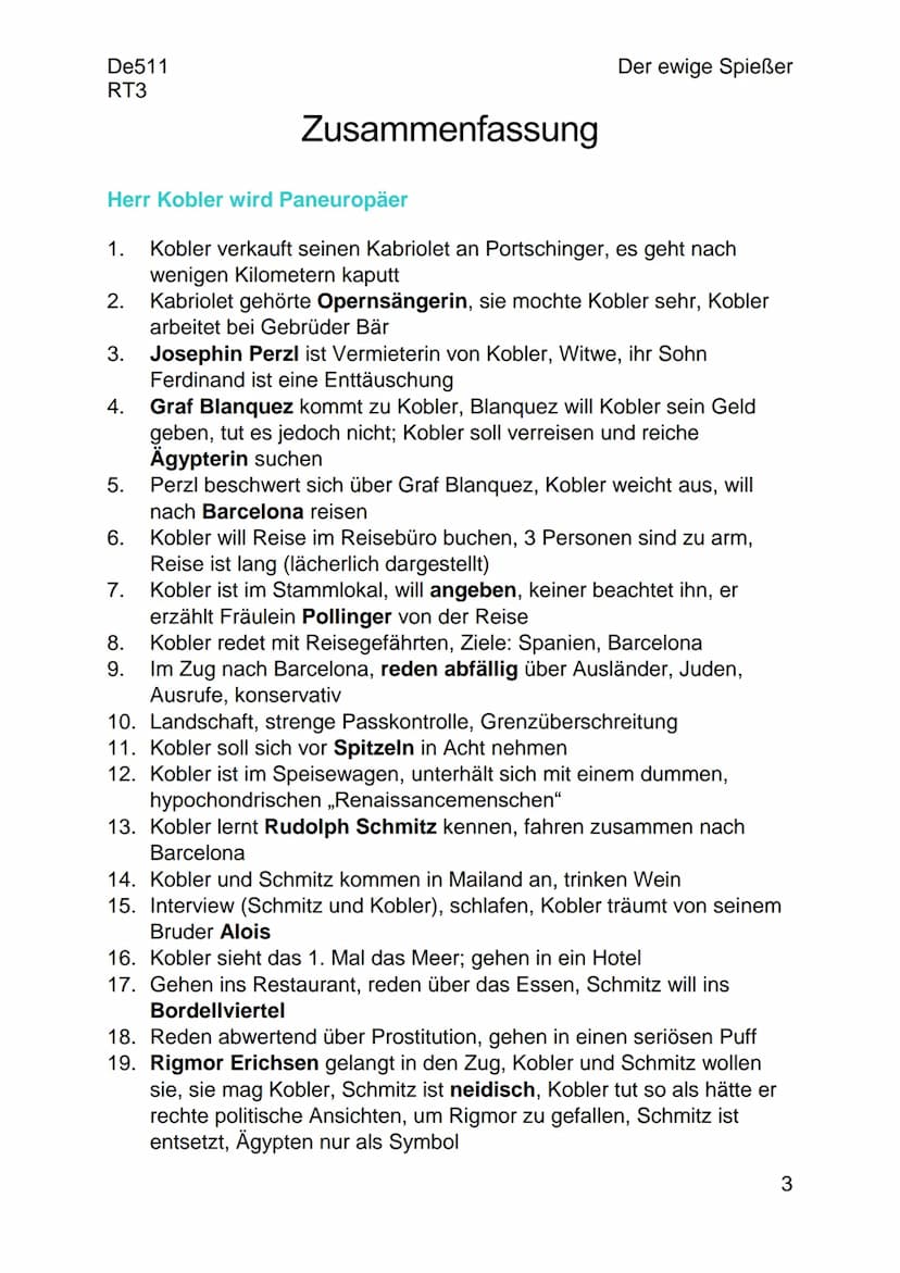 --- OCR Start ---
De511
RT3
Der ewige Spießer
Der ewige Spießer
Basisinformationen
- 1. Roman von Ödön von Horváth
- Sozial- und Gesellschaf