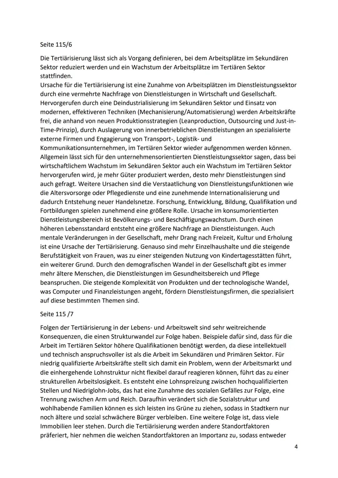 Hausaufgabe 2-J2 Tertiärisierung der Wirtschaft
Seite 113/1
Merkmale, die Frankfurt als Dienstleistungszentrum kennzeichnen, sind die zentra