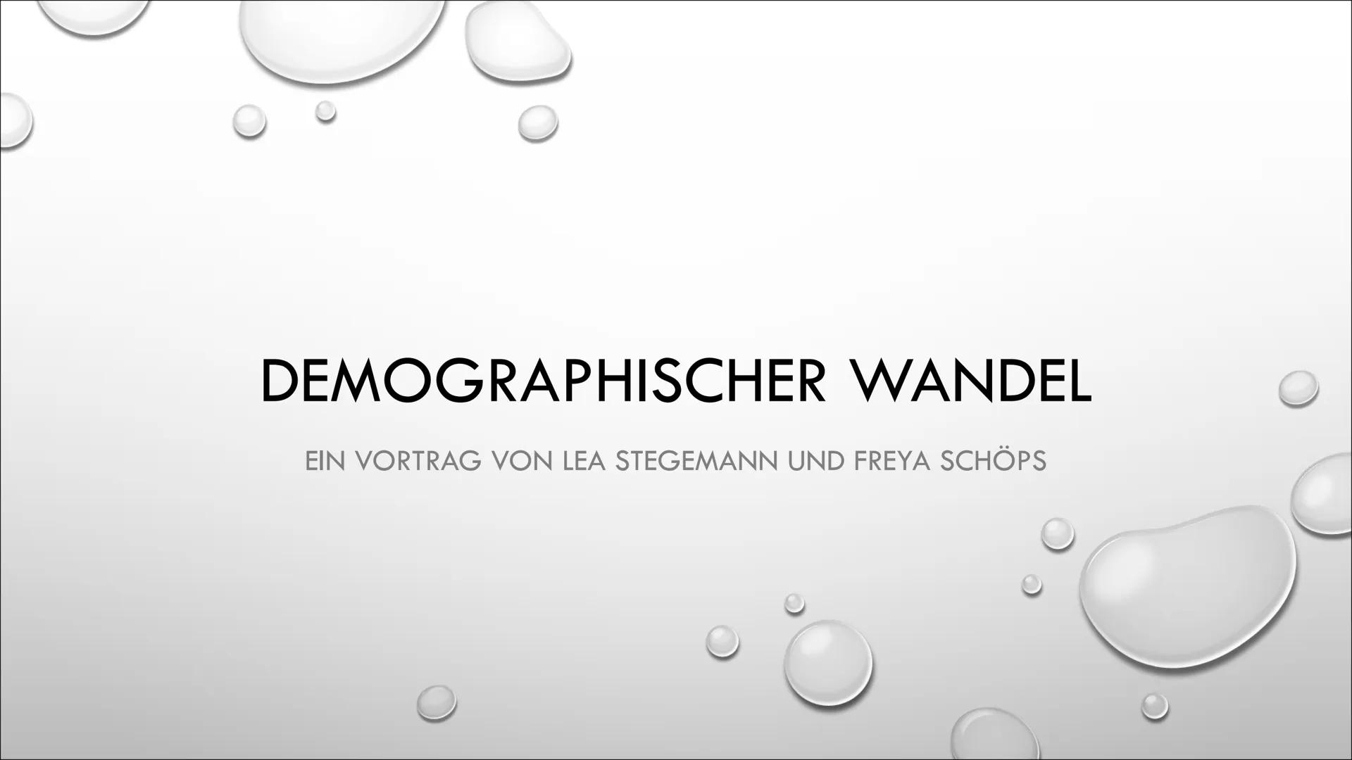 Zeichnung:
Horst Haitzinger
C
KINDER-
GARTEN
ALTERSHEIM
DEUTSCHLAND SCHAFFT SICH AB
2011 4.1 DEMOGRAPHISCHER WANDEL
EIN VORTRAG VON LEA STEG