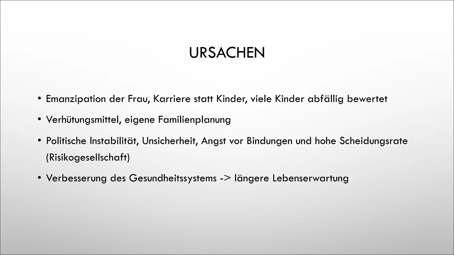 Zeichnung:
Horst Haitzinger
C
KINDER-
GARTEN
ALTERSHEIM
DEUTSCHLAND SCHAFFT SICH AB
2011 4.1 DEMOGRAPHISCHER WANDEL
EIN VORTRAG VON LEA STEG