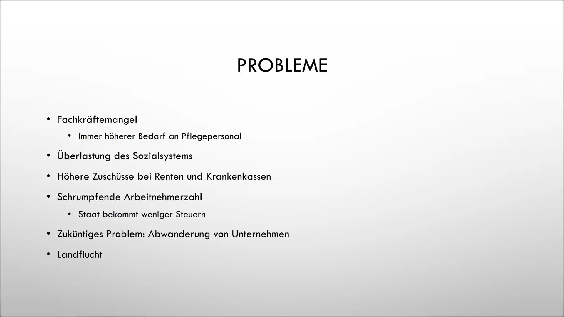 Zeichnung:
Horst Haitzinger
C
KINDER-
GARTEN
ALTERSHEIM
DEUTSCHLAND SCHAFFT SICH AB
2011 4.1 DEMOGRAPHISCHER WANDEL
EIN VORTRAG VON LEA STEG