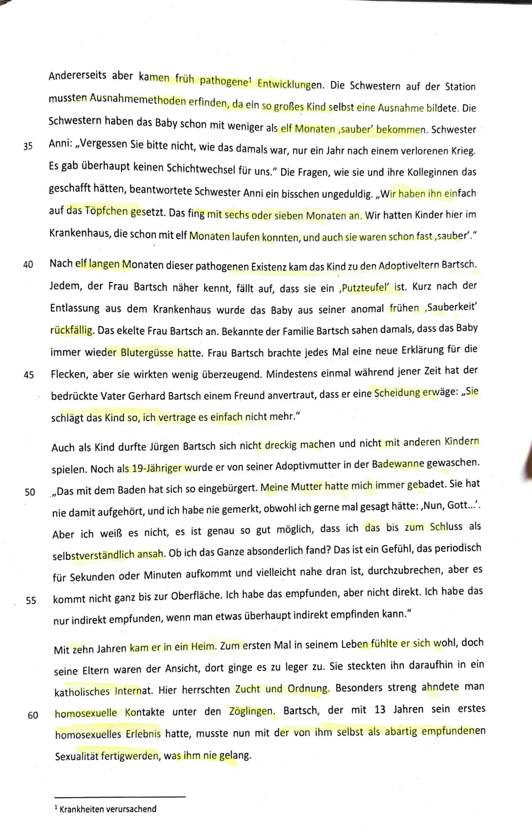 5
10
15
20
25
30
Der Fall Jürgen Bartsch
"Bestie von Langenberg", ,,Teufel in Menschengestalt" - so titelt die Presse am Morgen des 22.
Juni