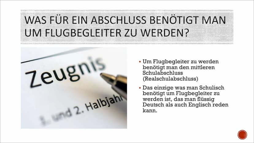 DER BERUF ALS
FLUGBEGLEITER/IN
Präsentiert von: WAS IST EIN FLUGBEGLEITER?
Ein Flugbegleiter (früher auch: Steward für die Männer und Stewar