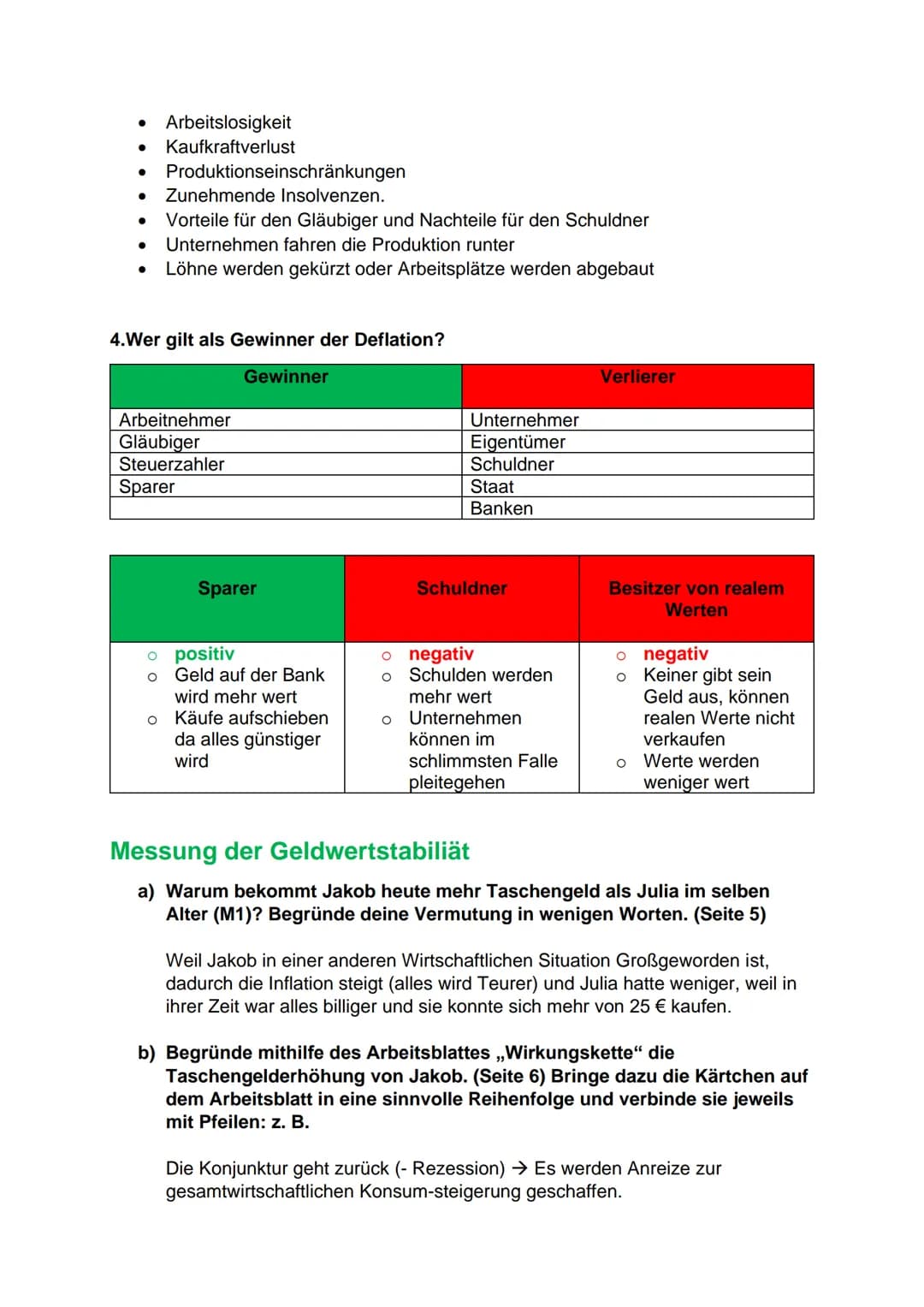 Deflation (Ursachen und Folgen)
Entlassungen &
Lohnkürzungen
Der Deflationszyklus
Fallende
Nachfrage
Kurzfassung:
Sinkende
Preise
Deflation
