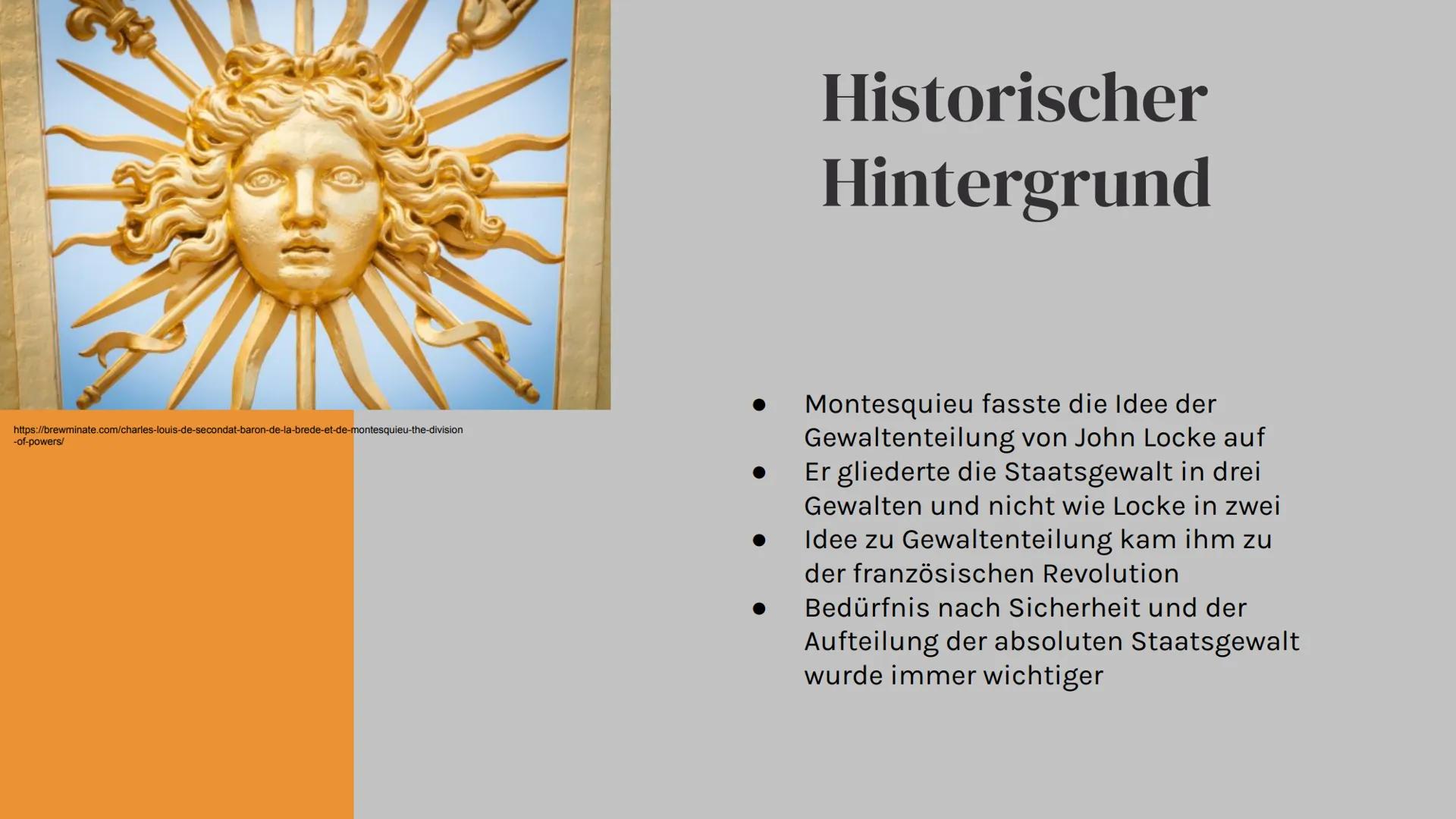 Charles de
Montesquieu
"Etwas ist nicht recht, weil es
Gesetz ist, sondern es muss
Gesetz sein, weil es recht ist."
- Montesquieu
Nele Reich
