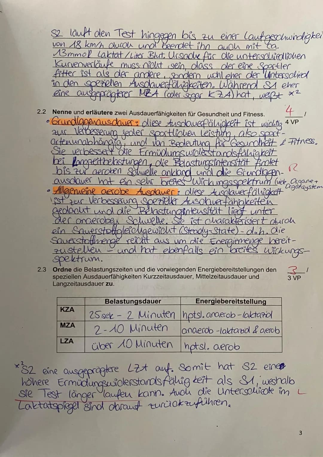 Thema: Trainingsprinzipien/
Ausdauer
Name:
Pellegrino, Josephine
Aufgabe 1
J2 (Schuljahr 2020/2021)
Punkte: 26
Leistungsniveau
127
sh
29.02.