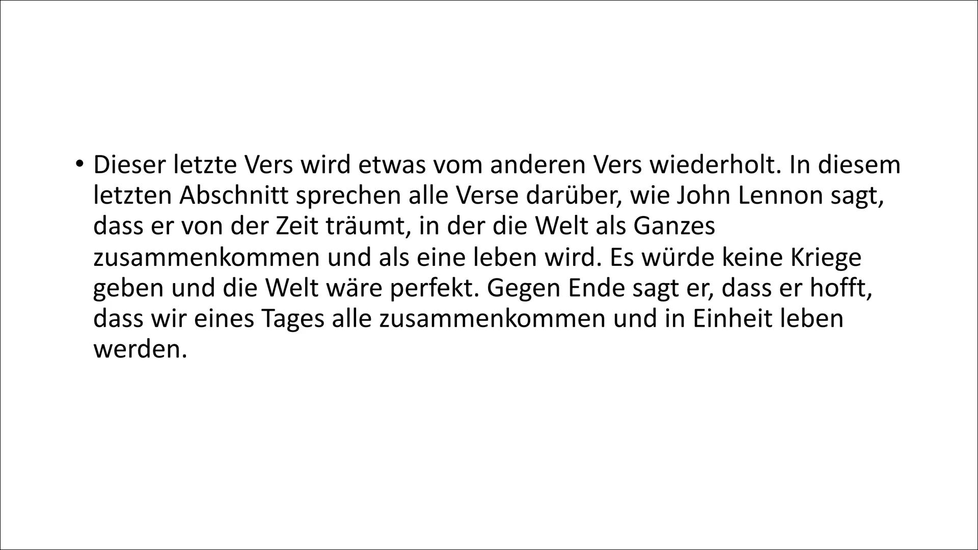 John Lennon Geboren im zweiten Weltkrieg
1940 wurde John als Sohn von Julia Lennon geboren. Sein
Vater war Seemann und auf See.
●
●
Er lebte