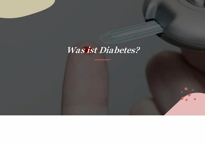 Diabetes mellitus
Wie die Zuckerkrankheit den Alltag beeinflusst Inhalt
Was ist Diabetes?
Welche Diabetes Typen gibt es?
Symptome
Worauf mus