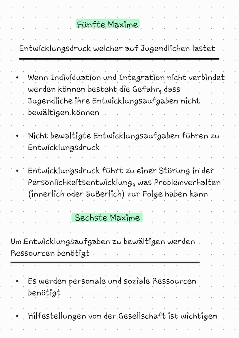 Erste Maxime
Wechselspiel von Anlagen und Umwelt
Grundstrukturen für Geschlechtermerkmale
werden gebildet
Genetische Ausstattung legt dem Sp
