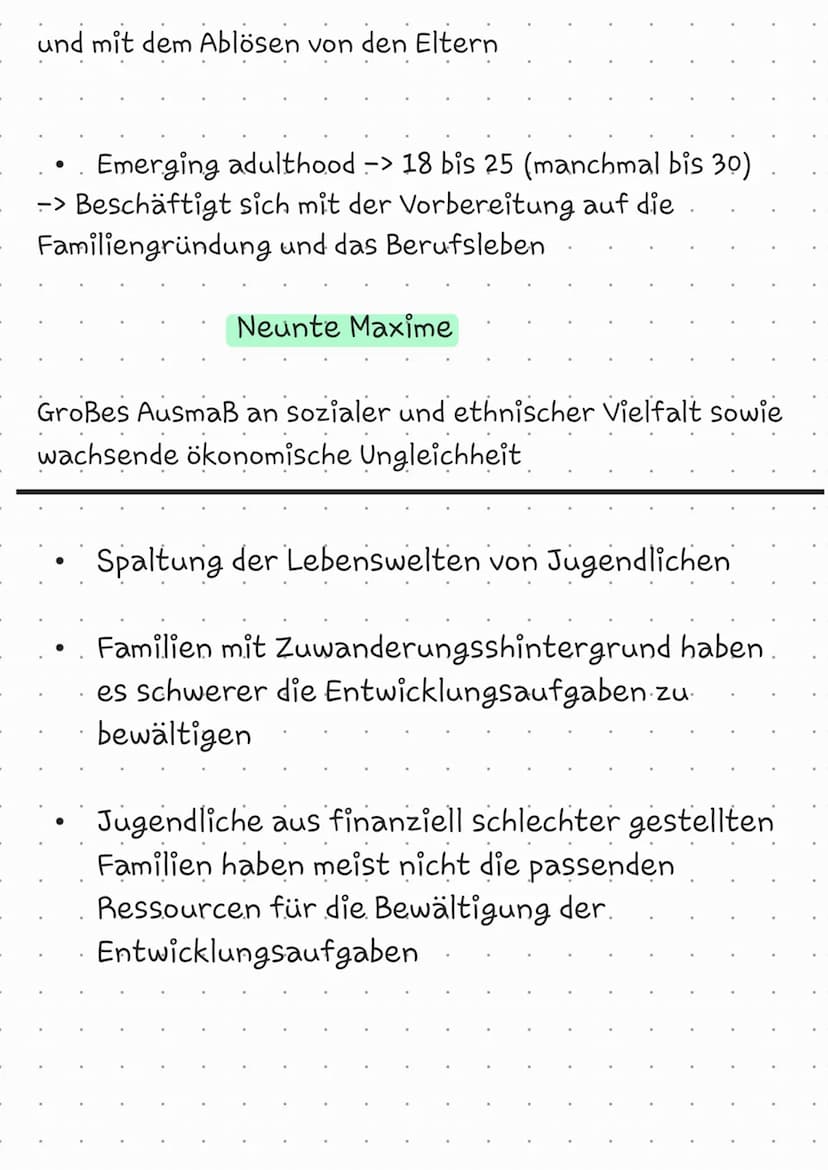 Erste Maxime
Wechselspiel von Anlagen und Umwelt
Grundstrukturen für Geschlechtermerkmale
werden gebildet
Genetische Ausstattung legt dem Sp