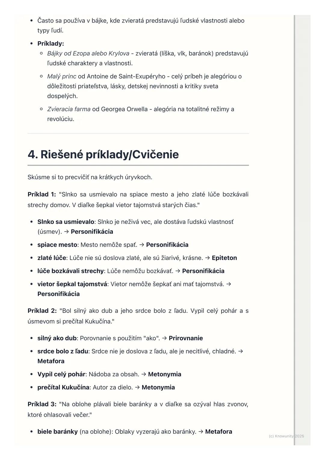 # Umelecké prostriedky

## 1. Prehľad a úvod

Umelecké prostriedky sú ako štetce a farby pre maliara, ale pre spisovateľa. Sú
to nástroje, k