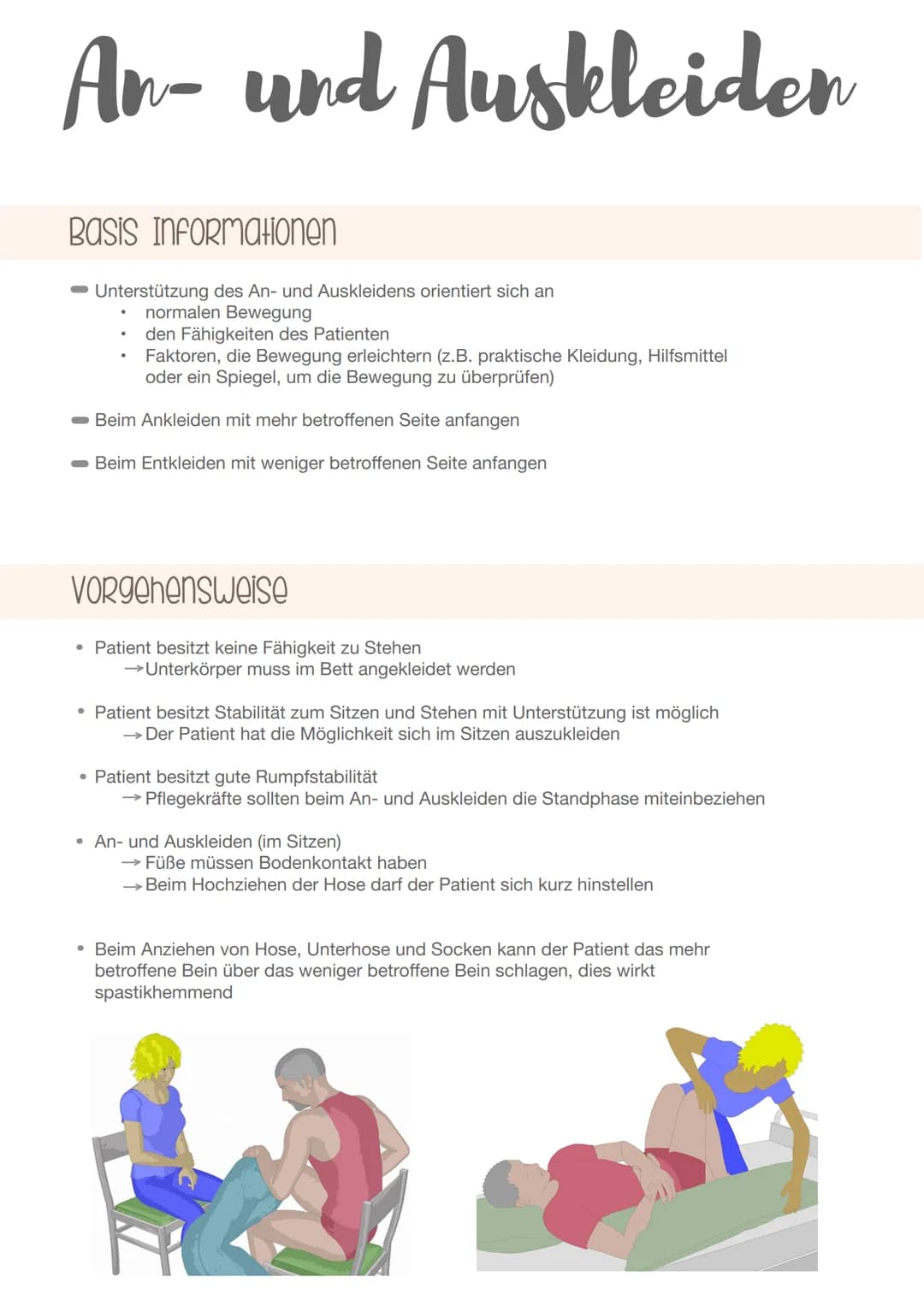 Das Bobath Konzept
Definition
Praxis
Es handelt sich um ein Therapiekonzept, das zur Befundannahme und Behandlung von Menschen mit
neurologi