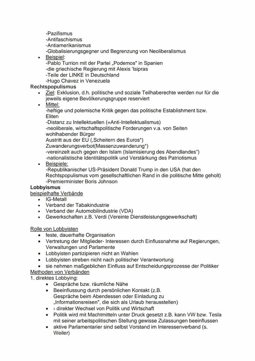 GGK ABI Zusammenfassung
1.Partizipation
an der Herrschaft
Chancen und Probleme des demokratischen Systems der BRD
Besondere Stellung der Gru